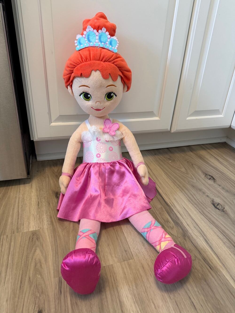 Disney Fancy Nancy Just Play Ballerina Dance Walk With Me Large Plush 30" HTF